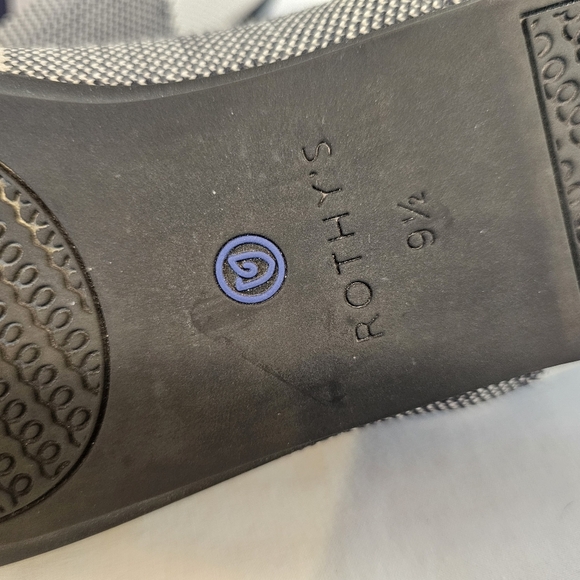 Rothys The Flat Captoe Color Black Flats Round Toe - Picture 3 of 7